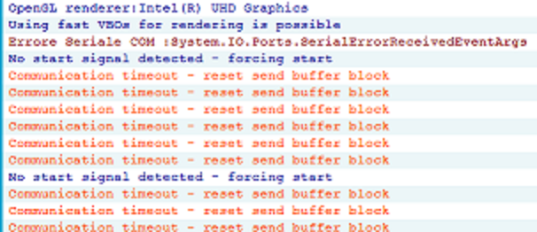 repetier communication timeout reset send buffer block - Repetier